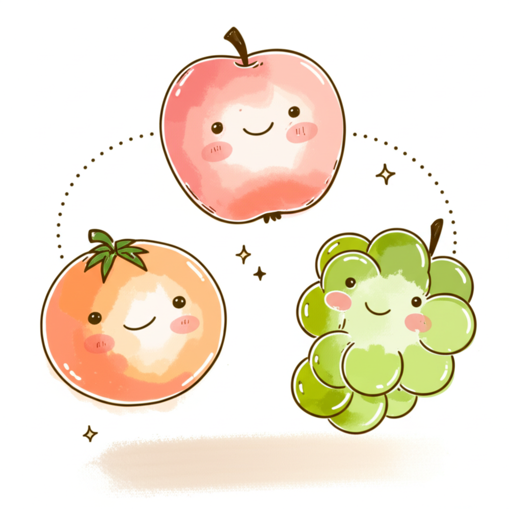 과일을 터뜨려요